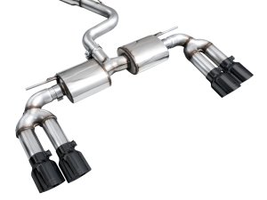 Audi S3 Performance Exhaust - AWE Tuning - Touring Edition, Cat-Back - Diamond Black - `22-`24